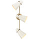 Reeva 3 Light 26 inch Modern Brass Bath Vanity Wall Light